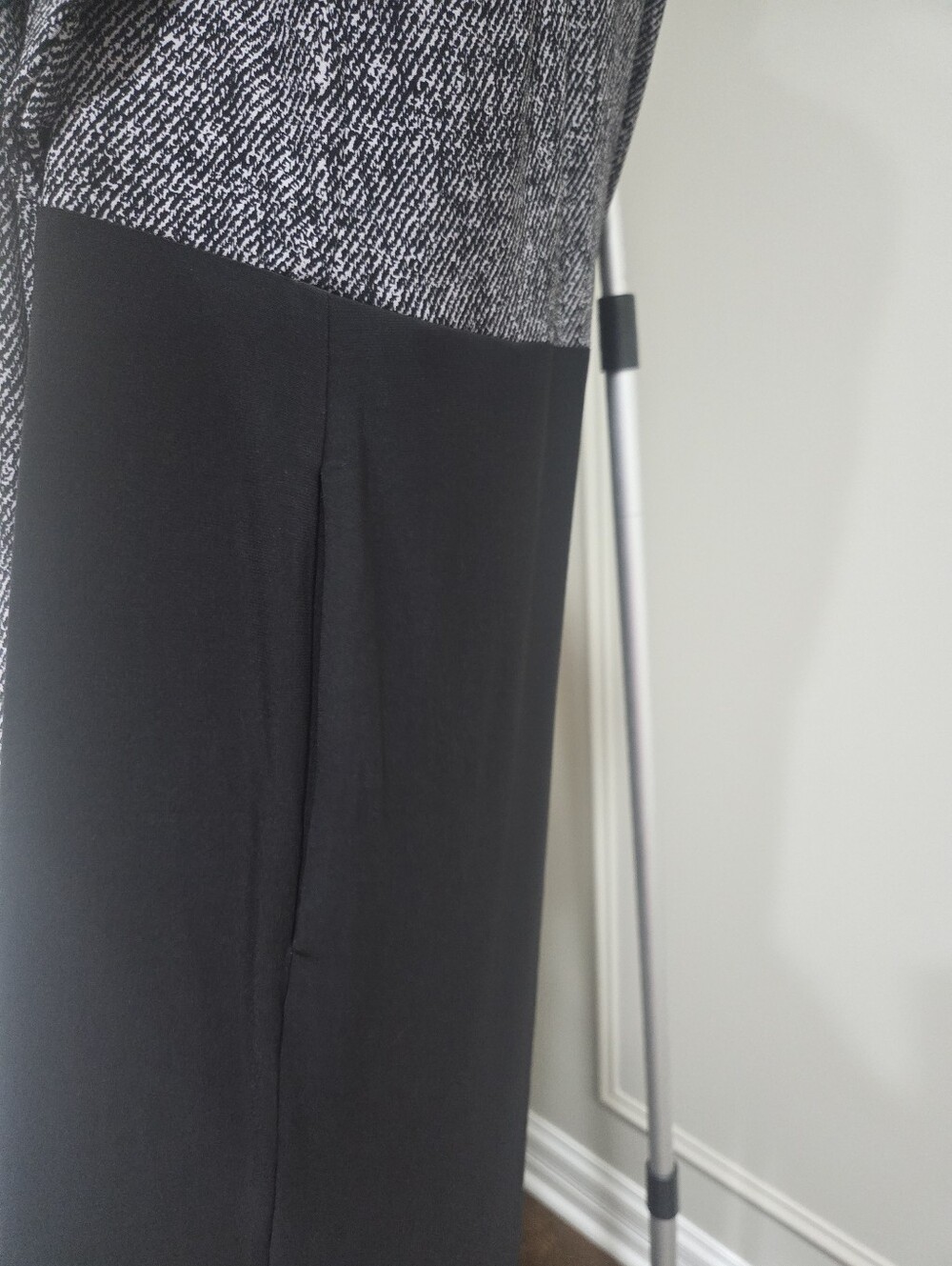 Ralph Lauren Two-Tone Jumpsuit in Black and Gray Sz.18 W - Picture 4 of 11